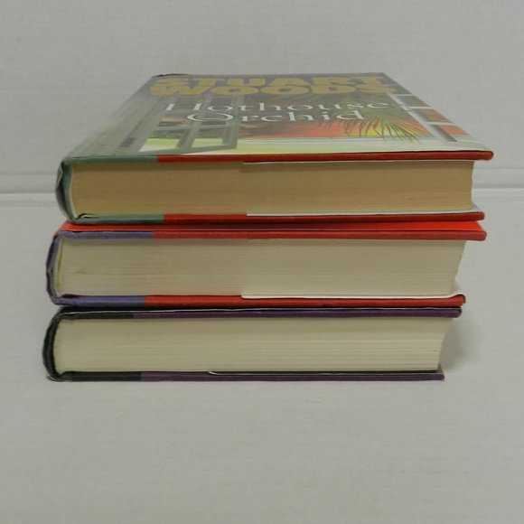 STUART Woods Hardcover Novels ORCHID BLUES HOTHOUSE ORCHID BLOOD ORCHID - Picture 6 of 7